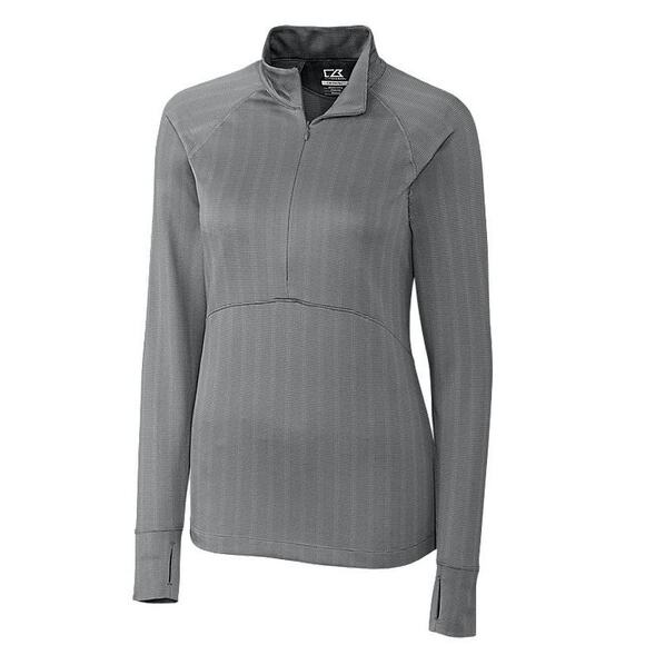 Cutter & Buck Ladies Hamden Gray Golf Pullover - Size XL - Picture 1 of 7